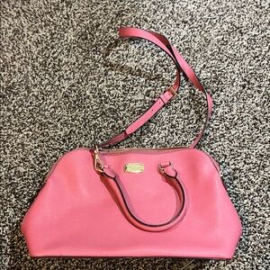 Michael Kors Pink Shoulder Bag with Gold Details